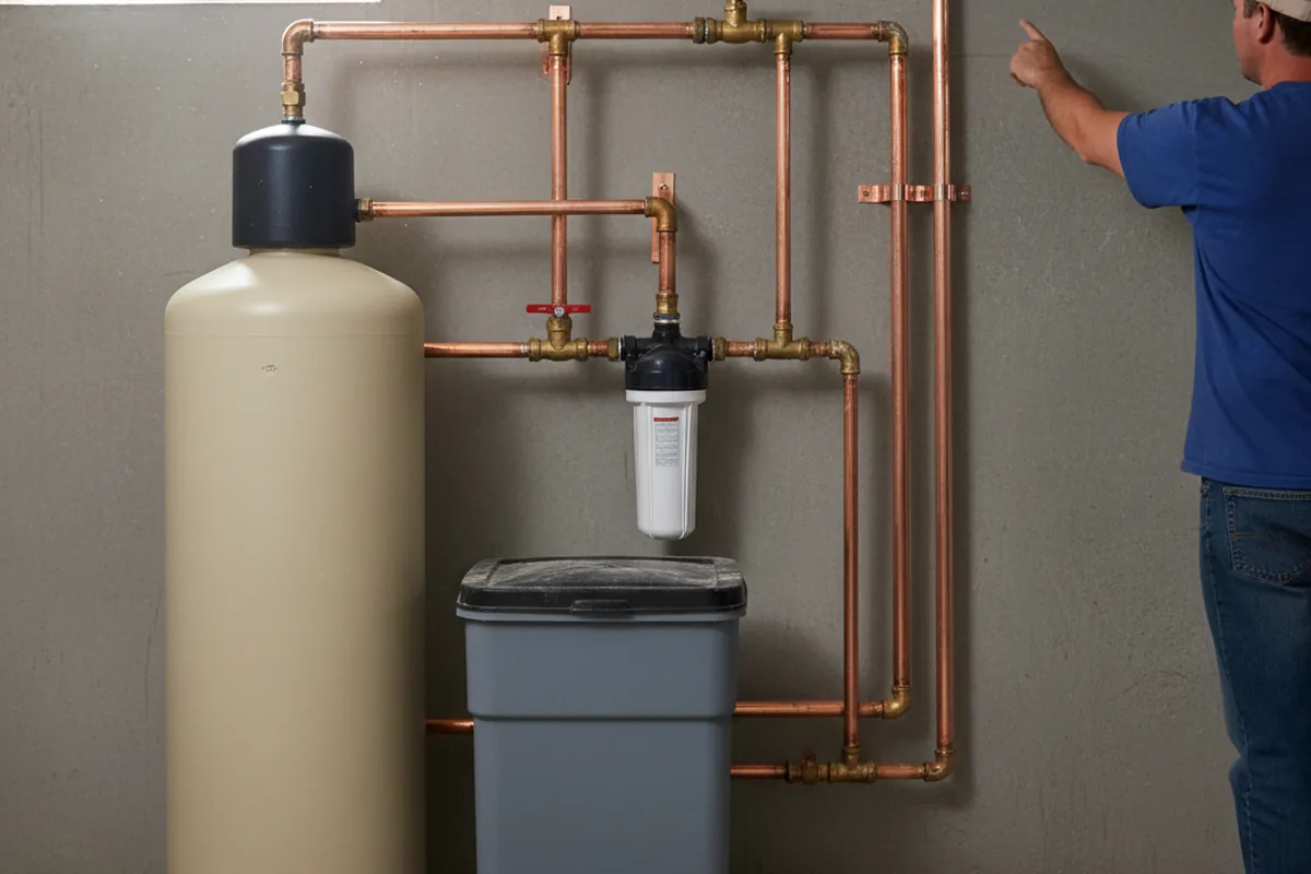 Whole-house water treatment system installed in Middleton